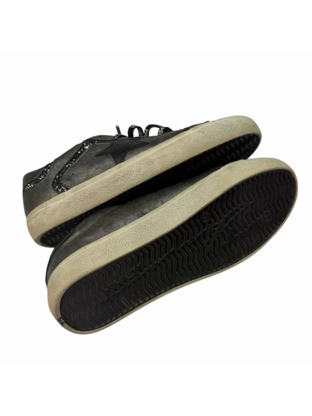 Vintage Havana Sneakers Size 7 Distressed Retro Trainers Shoes Sparkle